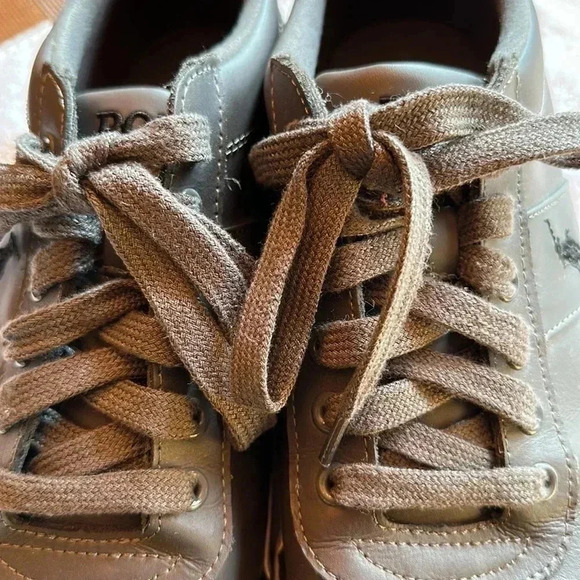 Polo Ralph Lauren grey Men’s low top lace up shoes size 12 - Picture 3 of 8